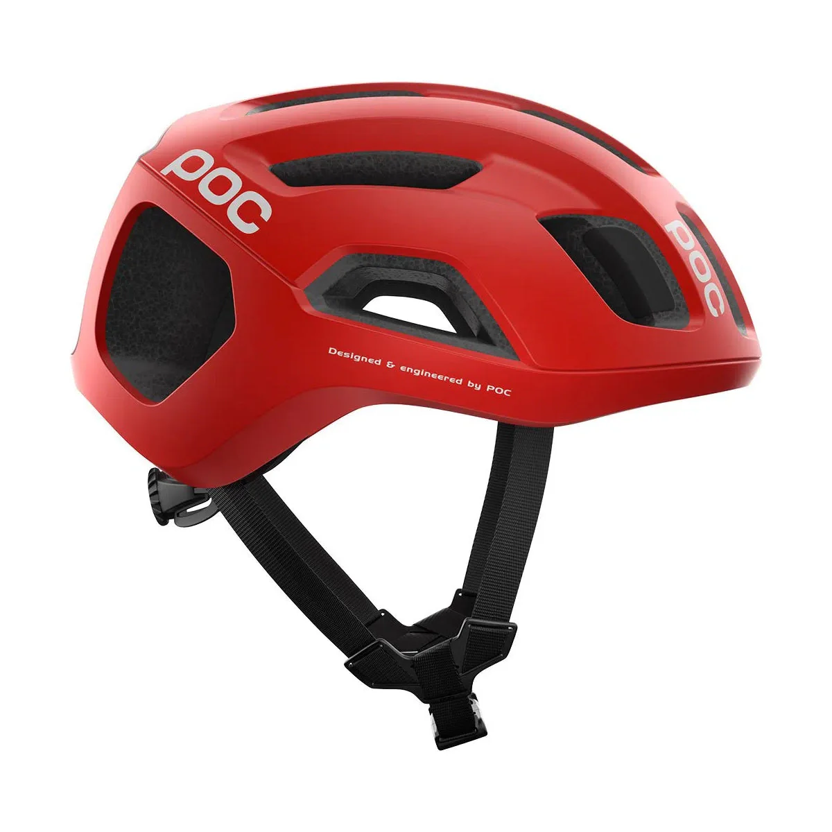 POC Ventral Air Mips Cycling Helmet - Prismane Red Matt - Image 3