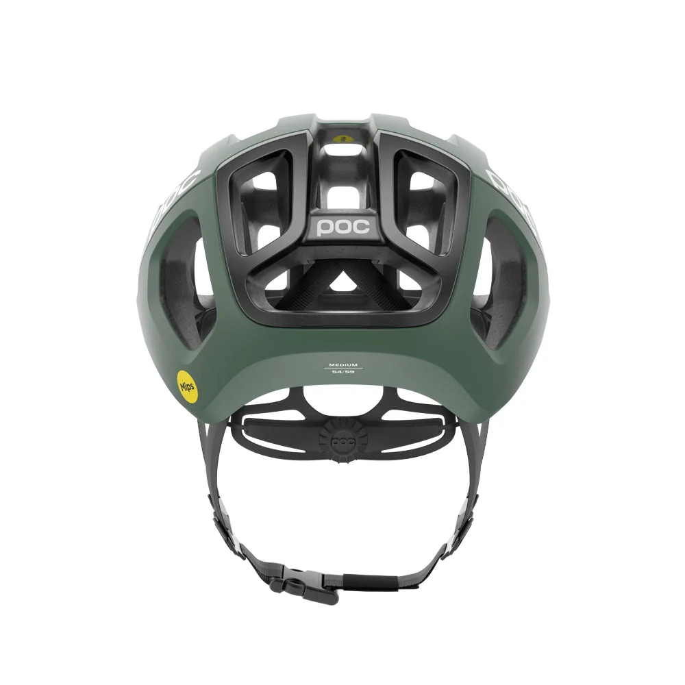 POC Ventral Air MIPS Cycling Helmet - Epidote Green Matt - Image 4