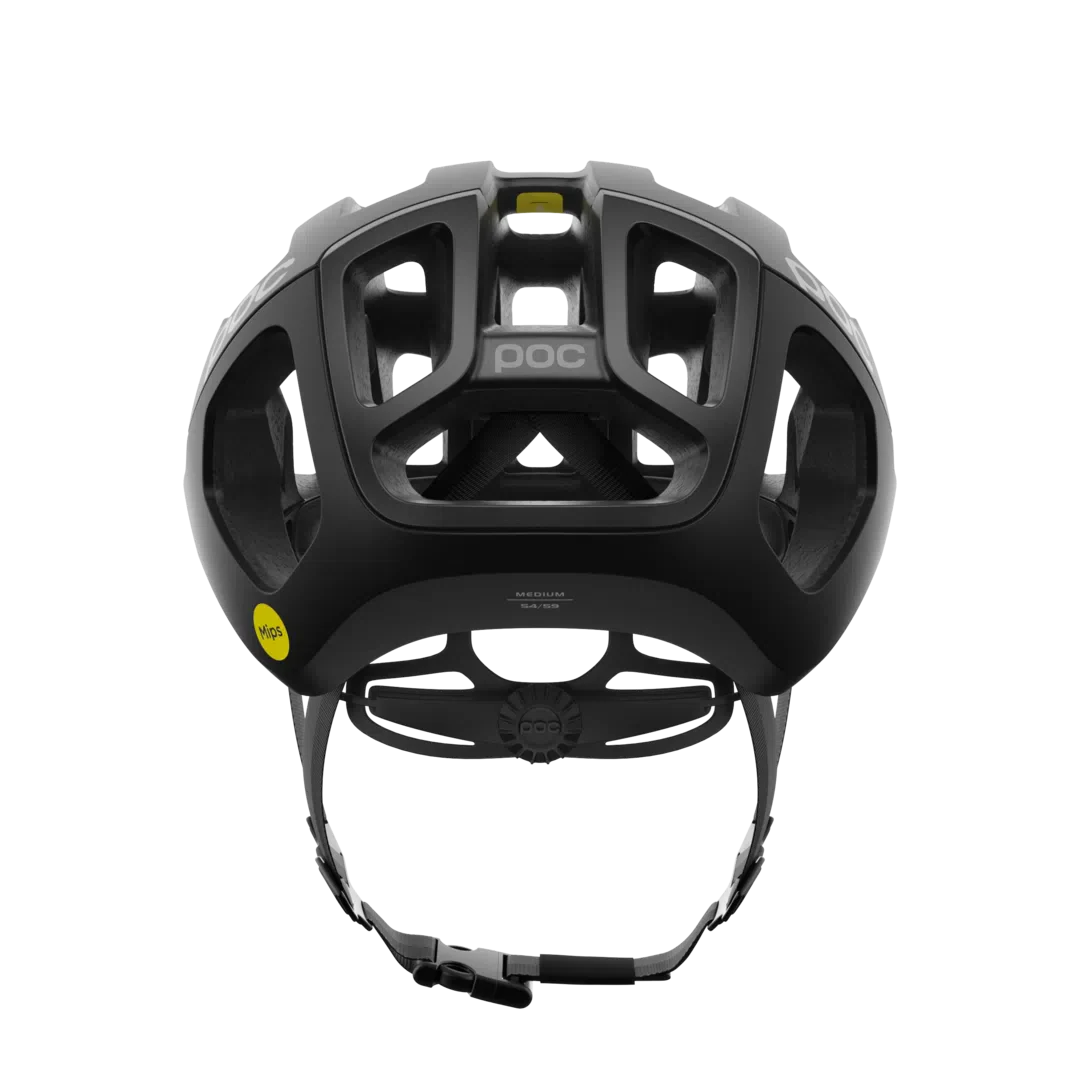POC Ventral Air MIPS Cycling Helmet - Uranium Black Matt - Image 3