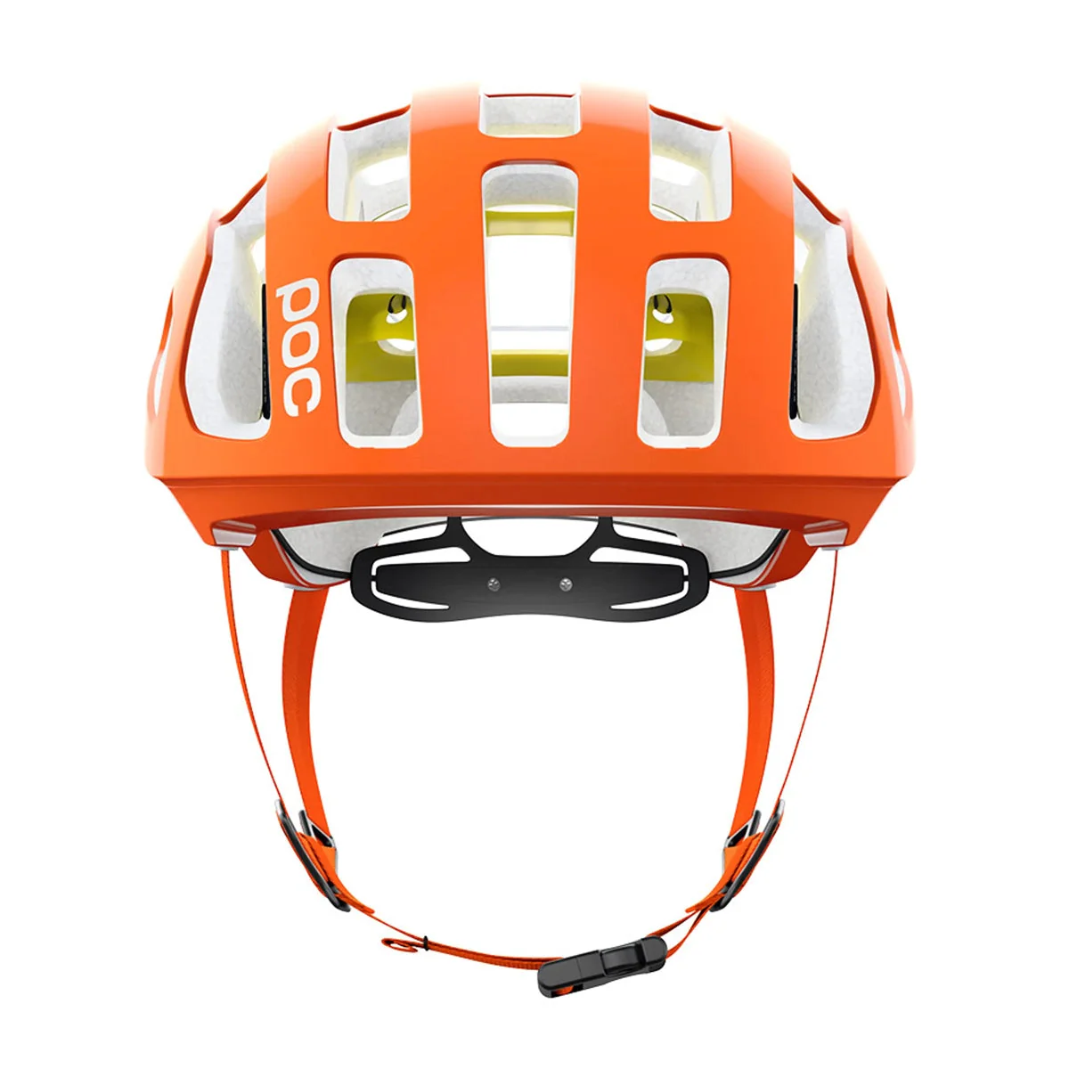 POC OCTAL MIPS Cycling Helmet - Fluorescent Orange AVIP - Image 2