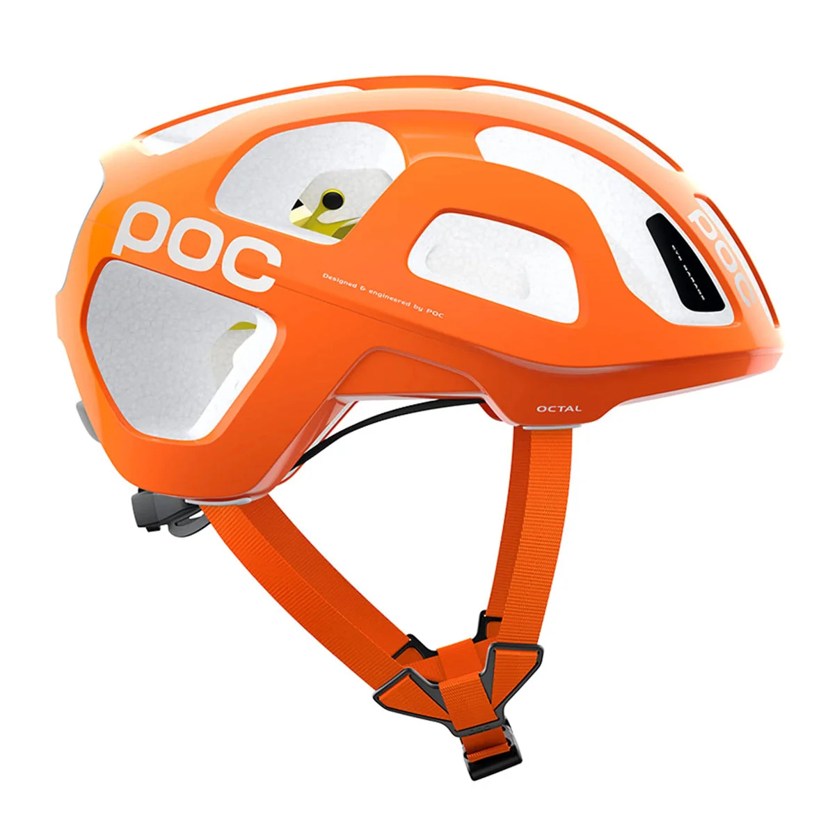 POC OCTAL MIPS Cycling Helmet - Fluorescent Orange AVIP - Image 3