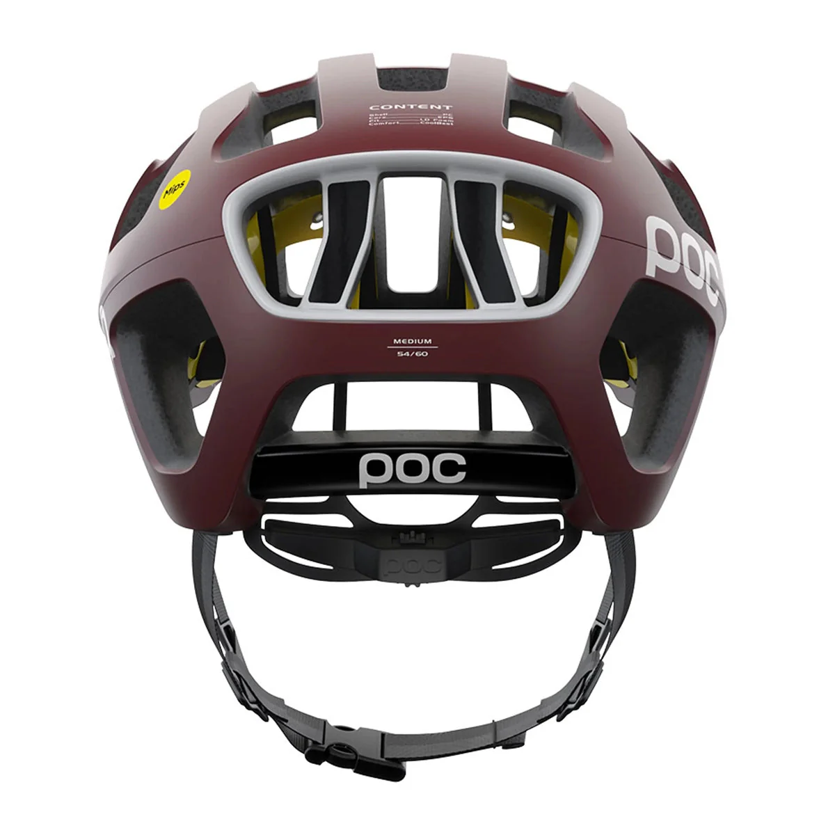 POC OCTAL MIPS Cycling Helmet - Garnet Red Matt - Image 4
