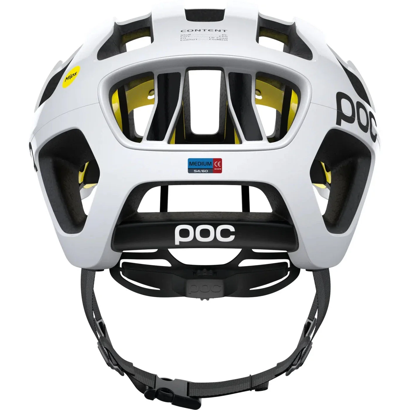POC Octal Mips Cycling Helmet - Hydrogen White - Image 3