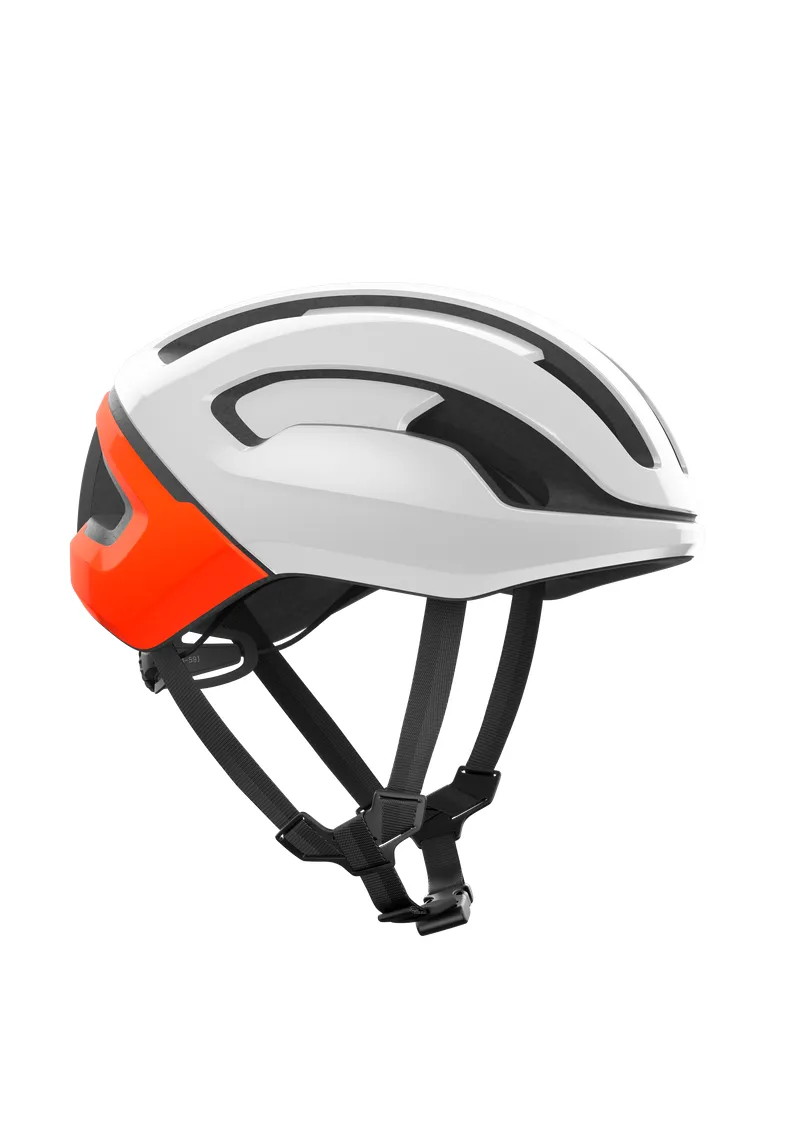 POC Omne Air MIPS Cycling Helmet - Hydrogen White/Fluorescent Orange - Image 3