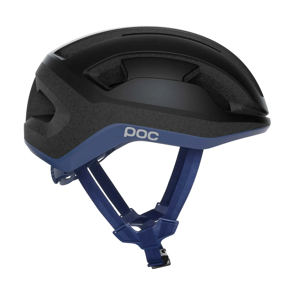 POC Omne Lite MIPS Cycling Helmet - Uranium Black/Lead Blue Matt - Image 3
