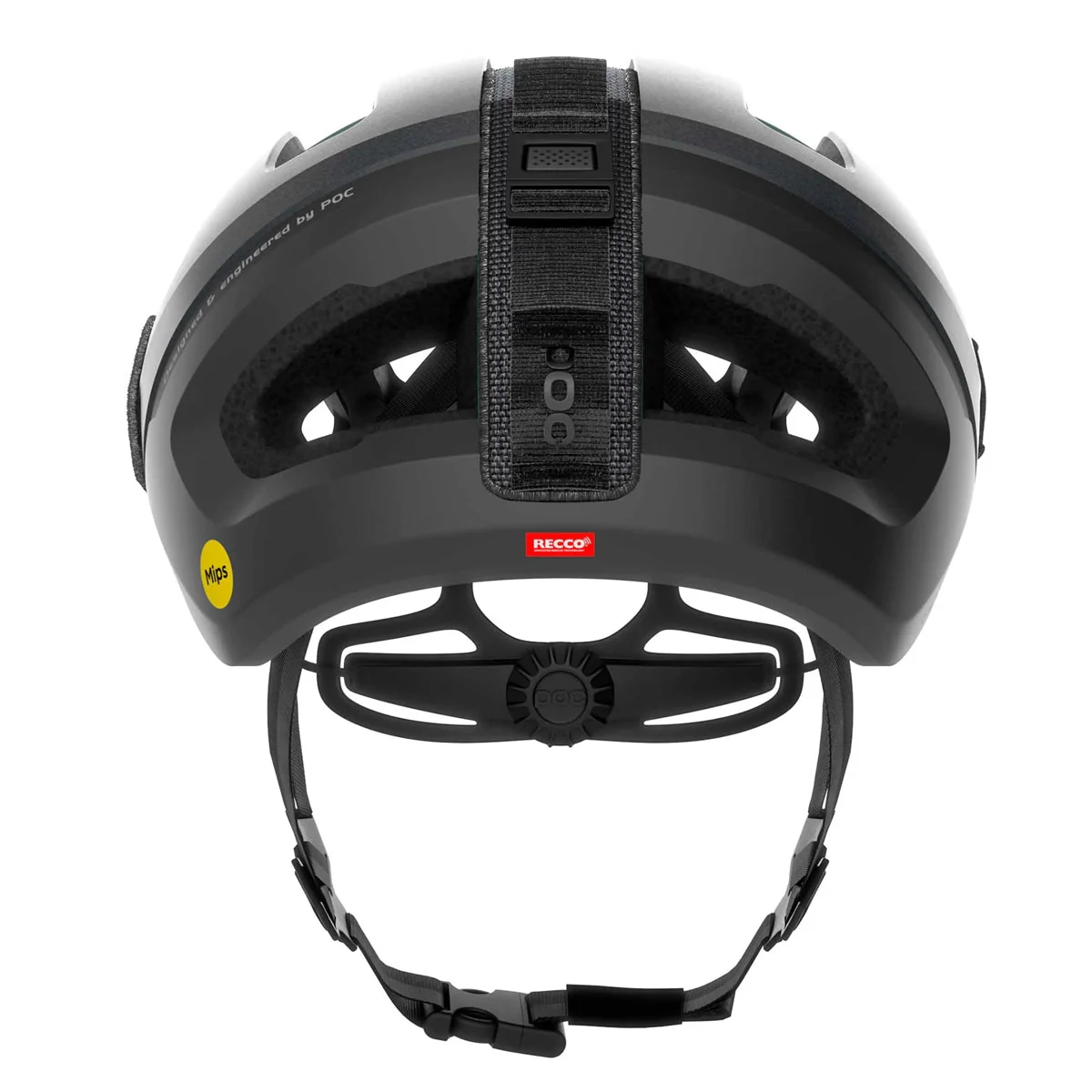 POC Omne Ultra Mips Cycling Helmet - Uranium Black Matt - Image 4