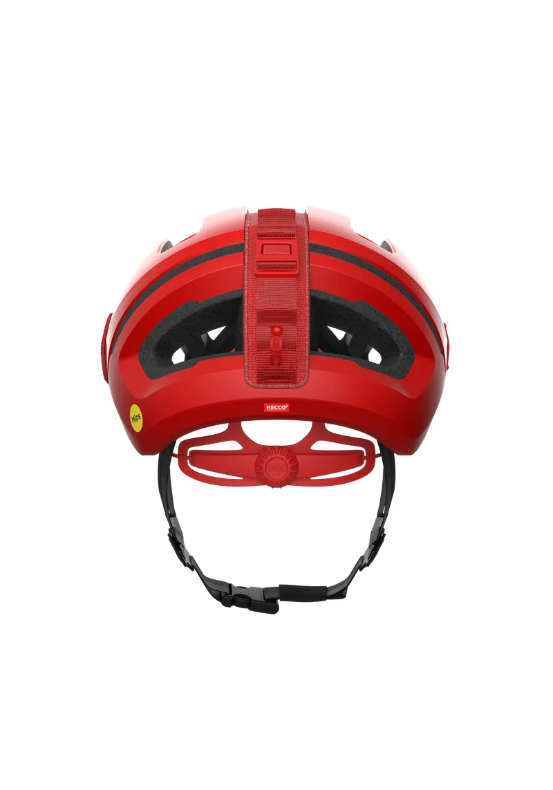 POC Omne Ultra MIPS Gravel Cycling Helmet - Prismane Red Matt - Image 4