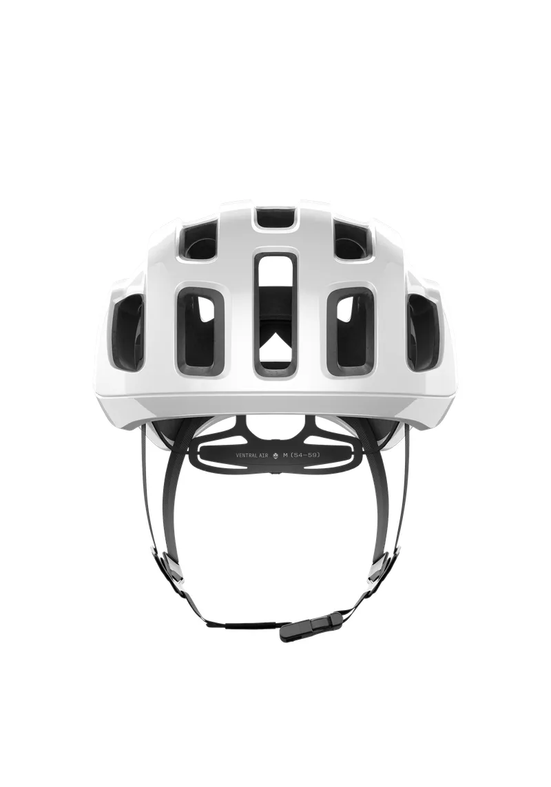 POC Ventral Air MIPS Cycling Helmet - Hydrogen White/Fluorescent Orange - Image 2