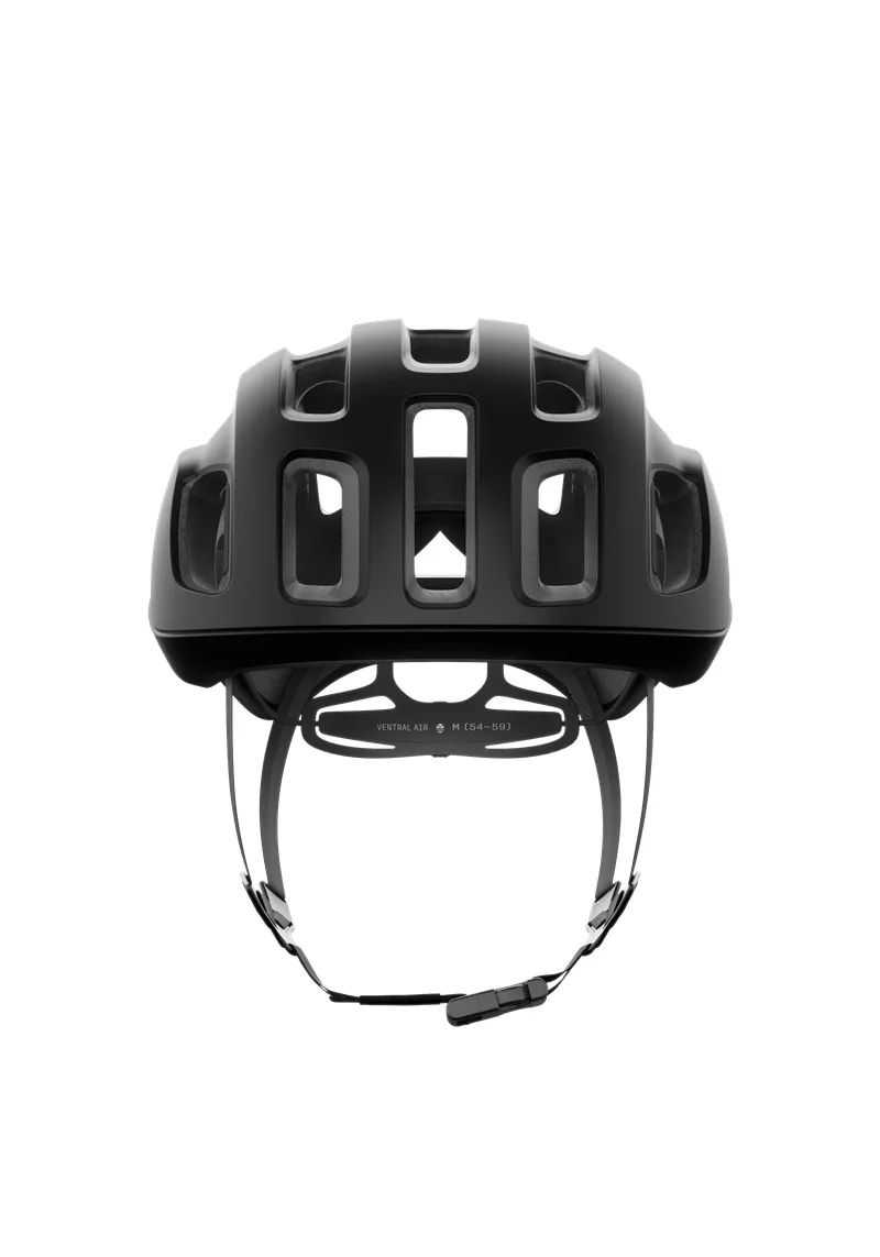 POC Ventral Air MIPS Cycling Helmet - Uranium Black Matt/Fluorescent Orange Matt - Image 2