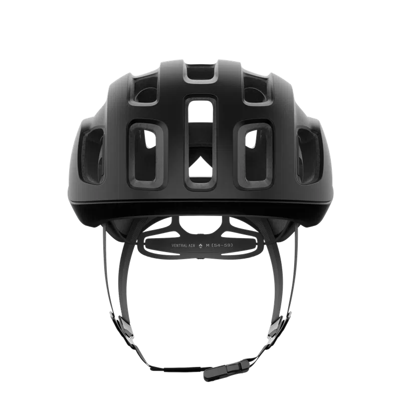POC Ventral Air MIPS Cycling Helmet - Uranium Black Matt/Hydrogen White Matt - Image 3