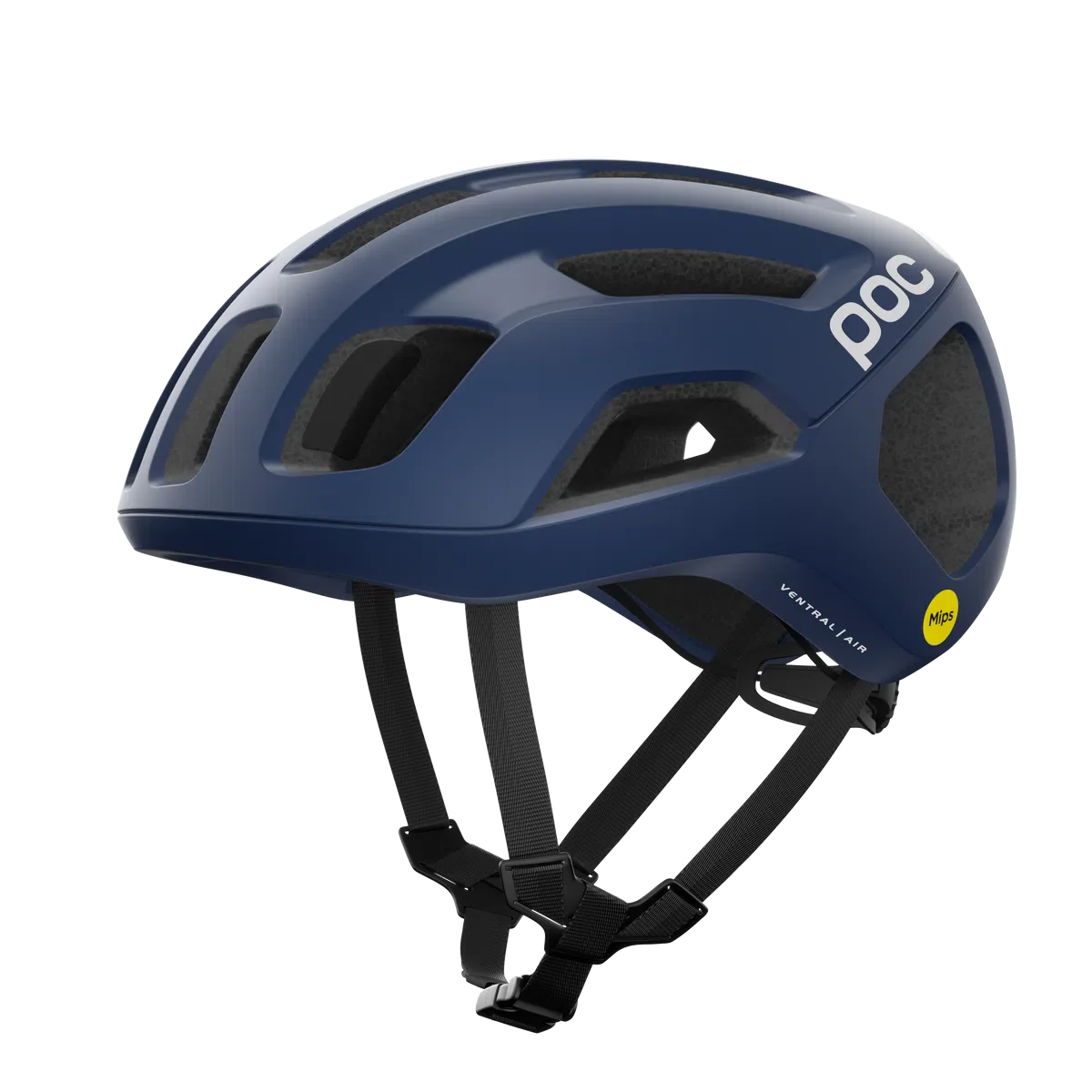 POC Ventral Air MIPS Cycling Helmet - Lead Blue Matt