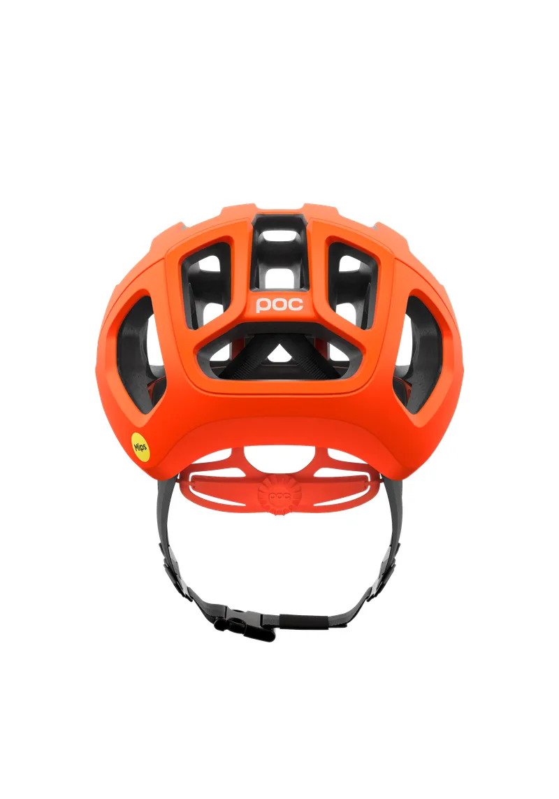 POC Ventral Air Mips Wide Fit Cycling Helmet - Fluorescent Orange Matt - Image 4