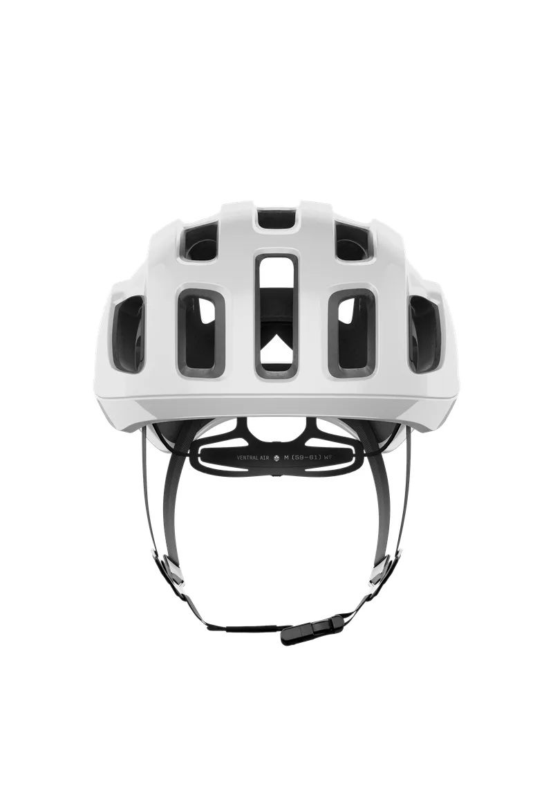 POC Ventral Air Mips Wide Fit Cycling Helmet - Hydrogen White/Uranium Black Matt - Image 2