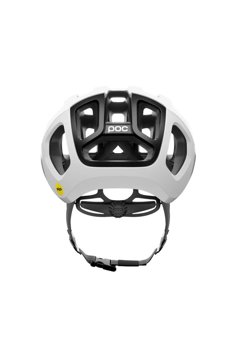 POC Ventral Air Mips Wide Fit Cycling Helmet - Hydrogen White/Uranium Black Matt - Image 4