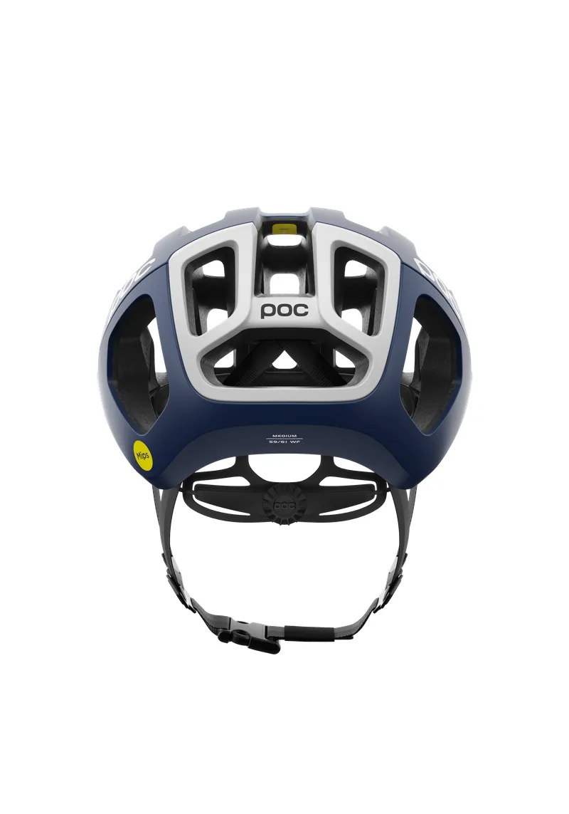 POC Ventral Air Mips Wide Fit Cycling Helmet - Lead Blue Matt - Image 4