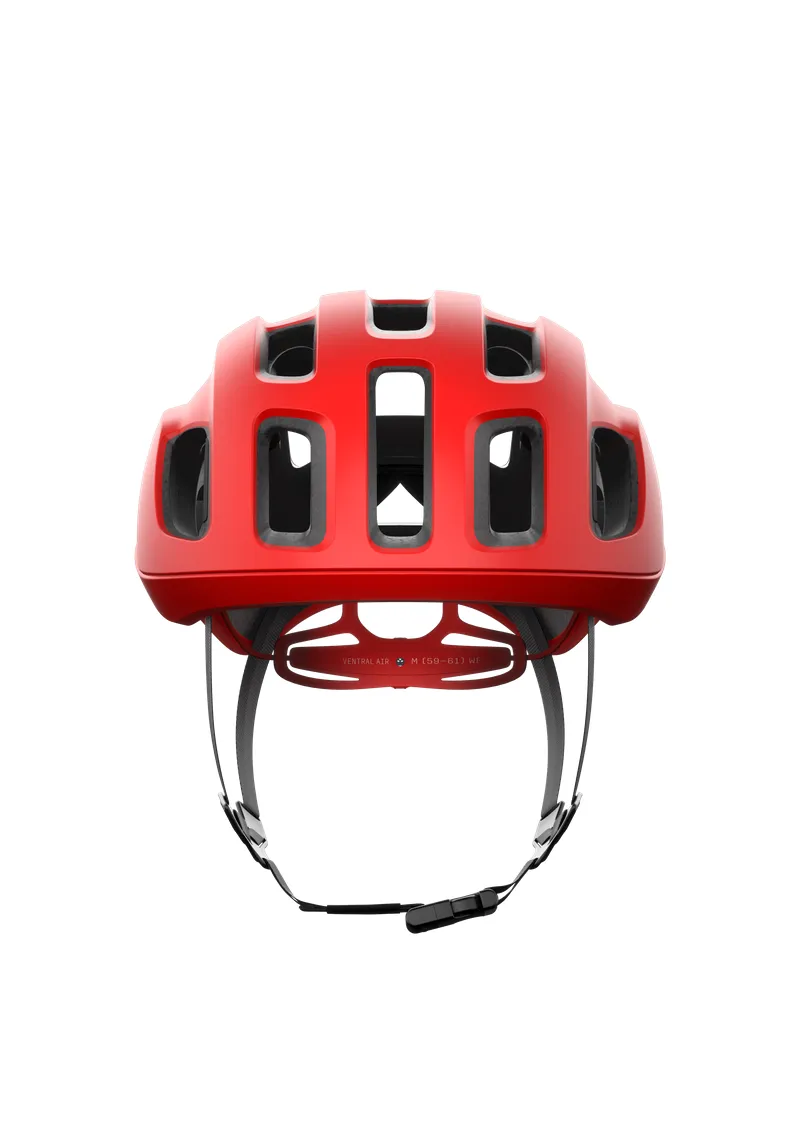 POC Ventral Air Mips Wide Fit Cycling Helmet - Prismane Red Matt - Image 2