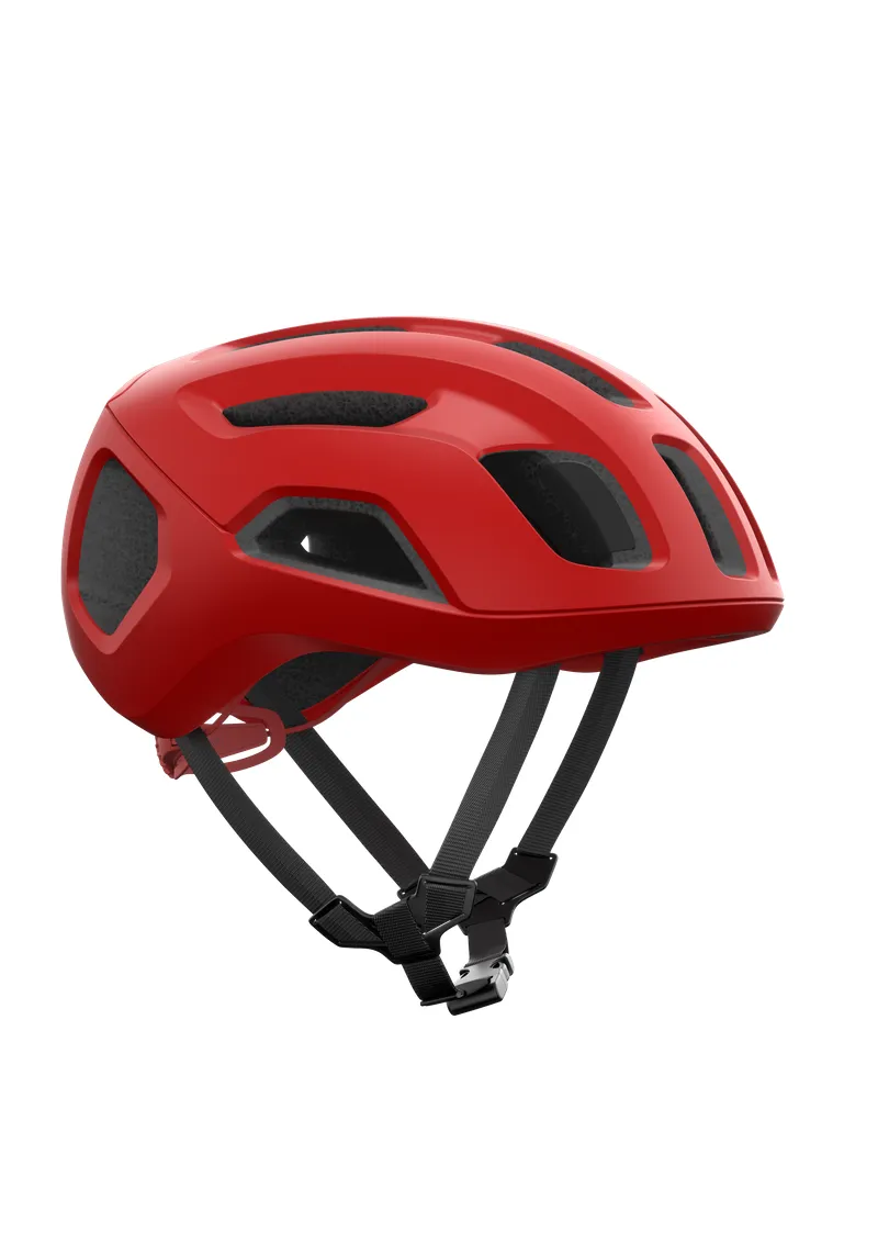POC Ventral Air Mips Wide Fit Cycling Helmet - Prismane Red Matt - Image 3