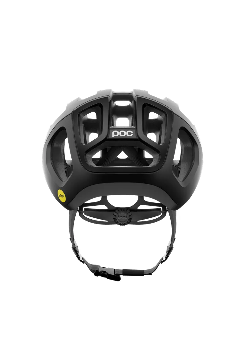 POC Ventral Air Mips Wide Fit Cycling Helmet - Uranium Black Matt - Image 4