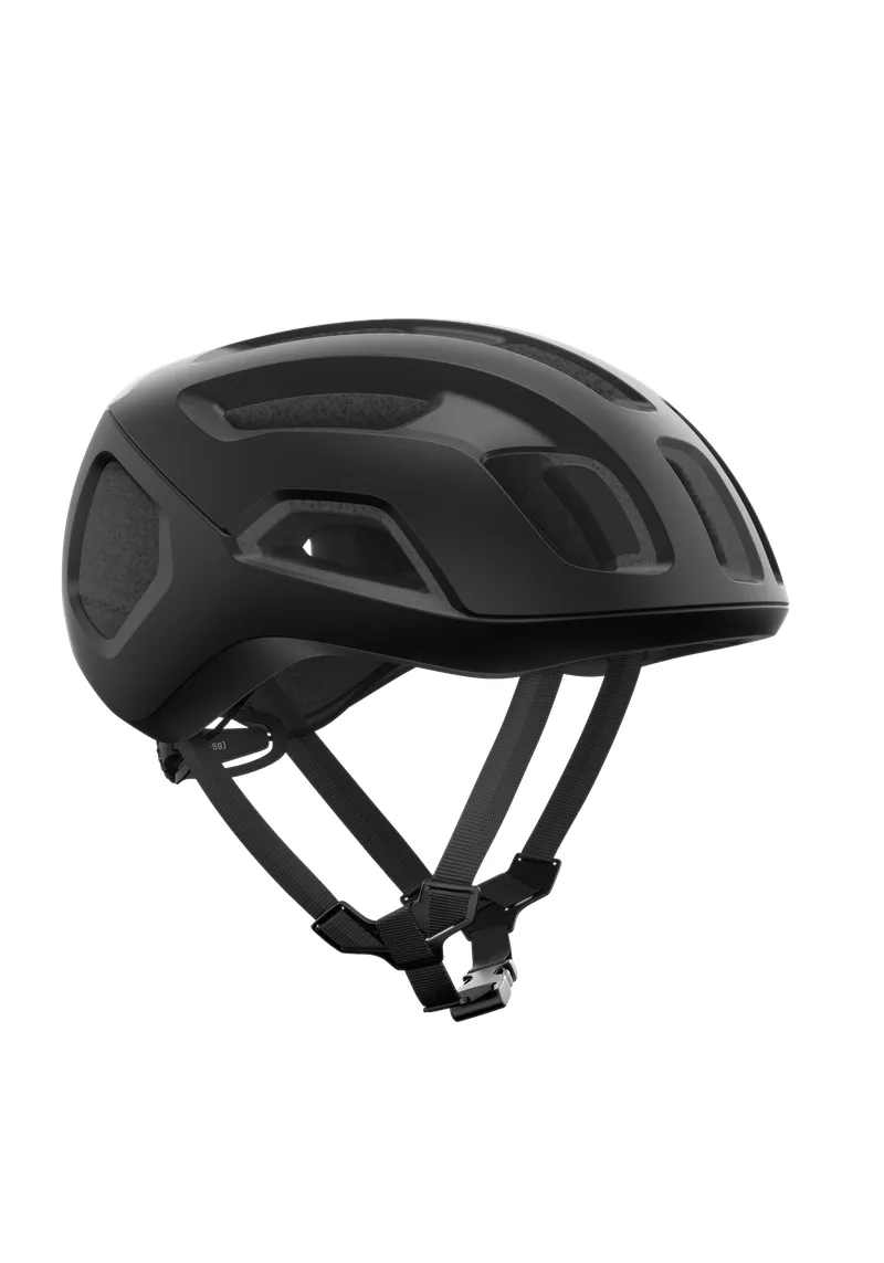 POC Ventral Air Mips Wide Fit Cycling Helmet - Uranium Black Matt/Hydrogen White - Image 3