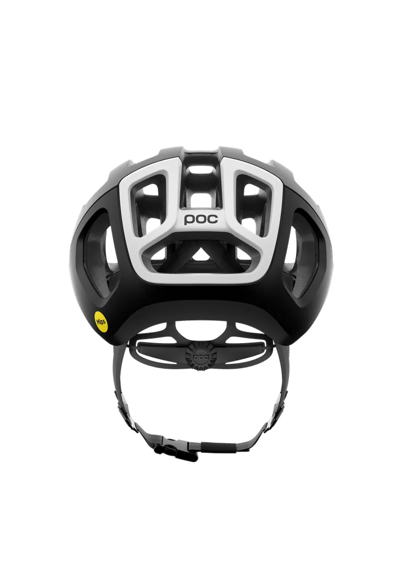 POC Ventral Air Mips Wide Fit Cycling Helmet - Uranium Black Matt/Hydrogen White - Image 4