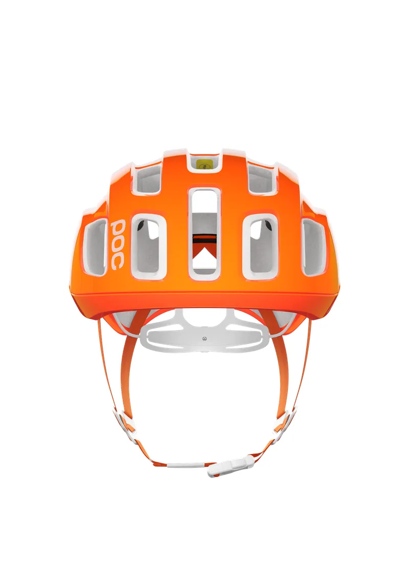 POC Ventral Air Mips Wide Fit Cycling Helmet - Zink Orange AVIP - Image 2