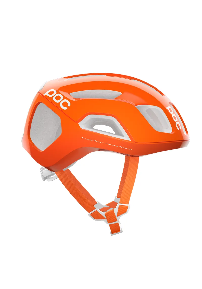 POC Ventral Air Mips Wide Fit Cycling Helmet - Zink Orange AVIP - Image 3