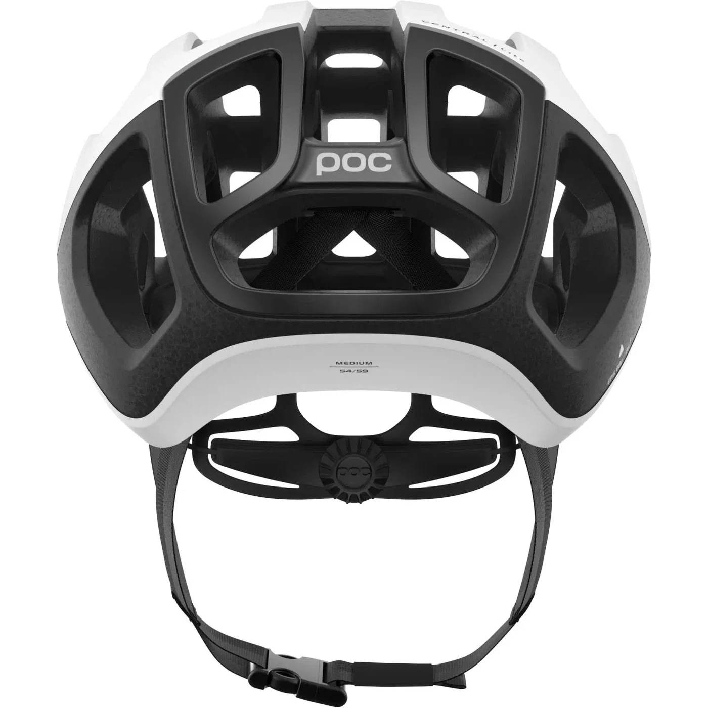 POC Ventral Lite Cycling Helmet - Hydrogen White/Uranium Black - Image 3