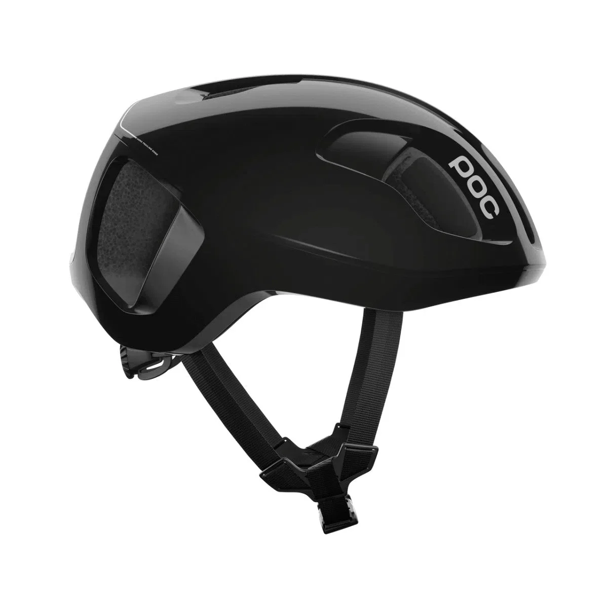 POC Ventral MIPS Cycling Helmet - Uranium Black Glossy - Image 2