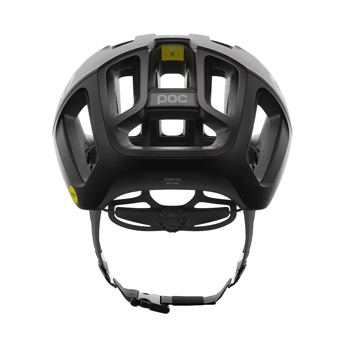 POC Ventral MIPS Cycling Helmet - Uranium Black Matt - Image 4