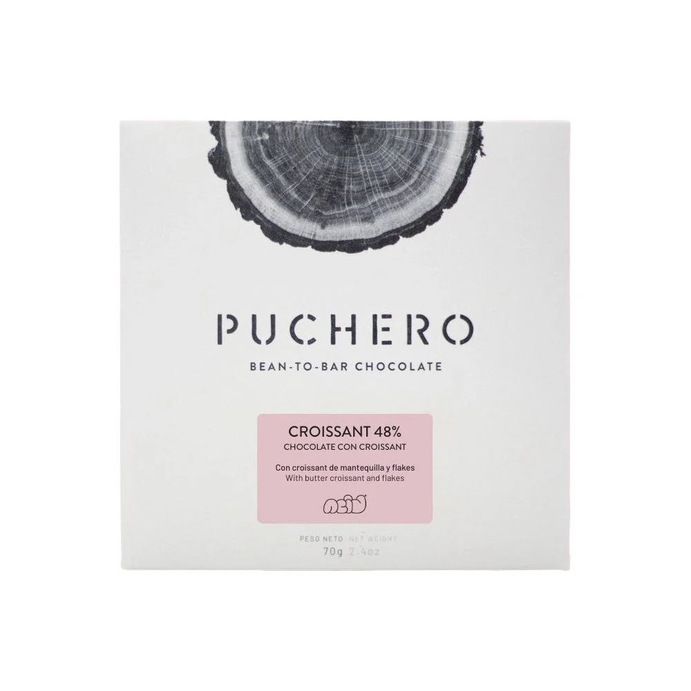 PUCHERO Bean To Bar Chocolate - Croissant 48%