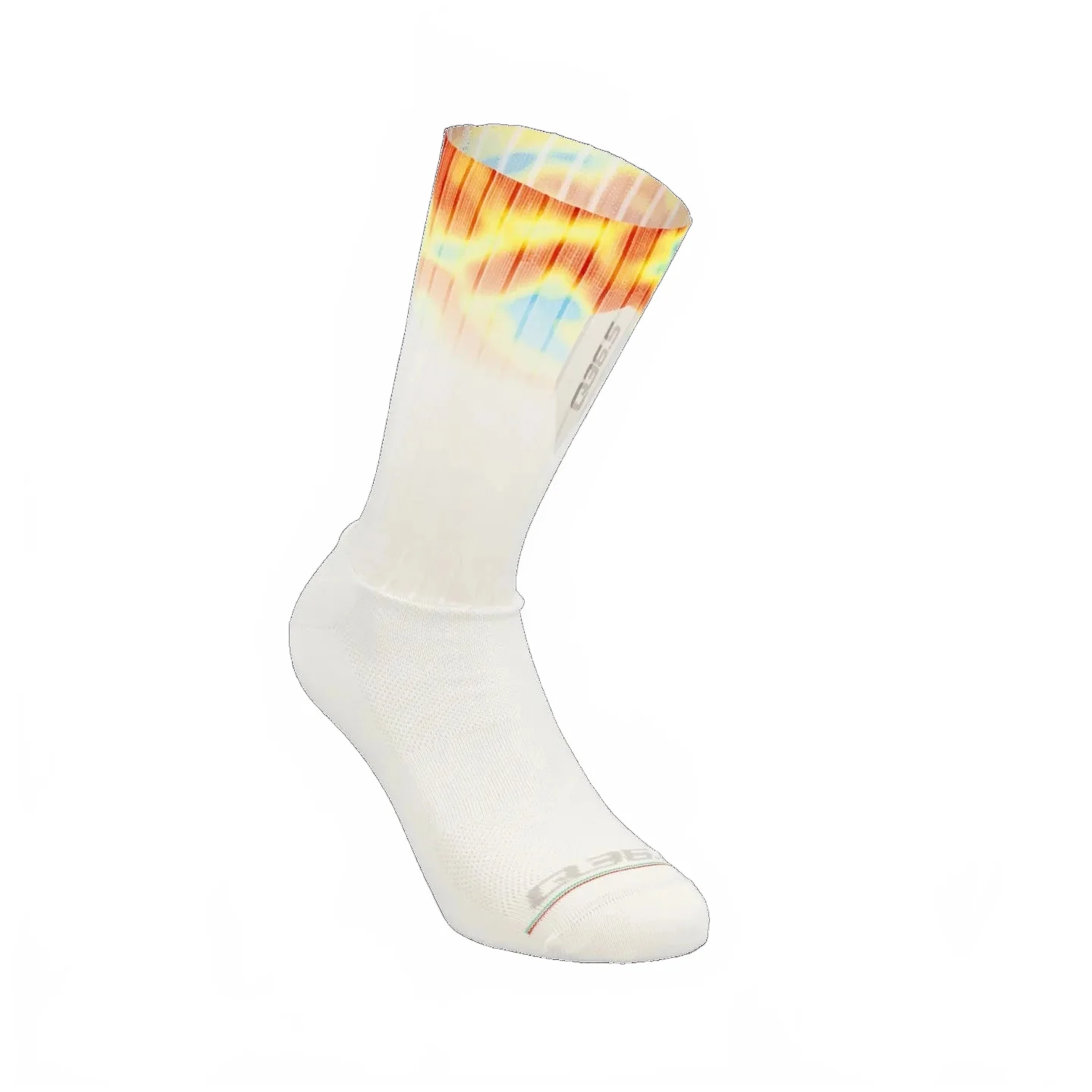 Q36.5 Dottore Aero 19 Socks Weathermap - White - Image 2
