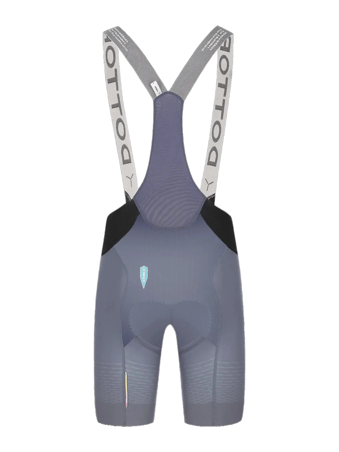 Q36.5 Dottore Clima Gravel Bib Shorts - Grey - Image 3
