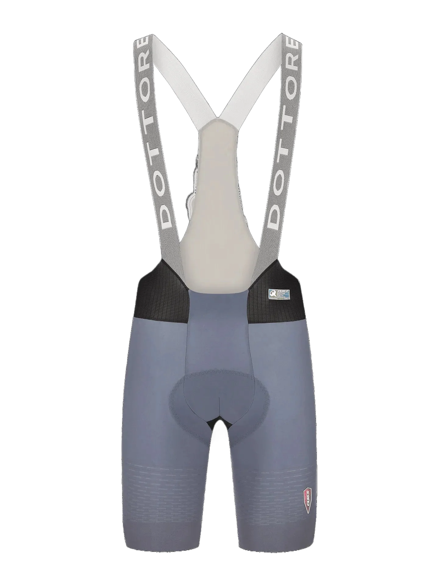 Q36.5 Dottore Clima Gravel Bib Shorts - Grey - Image 4