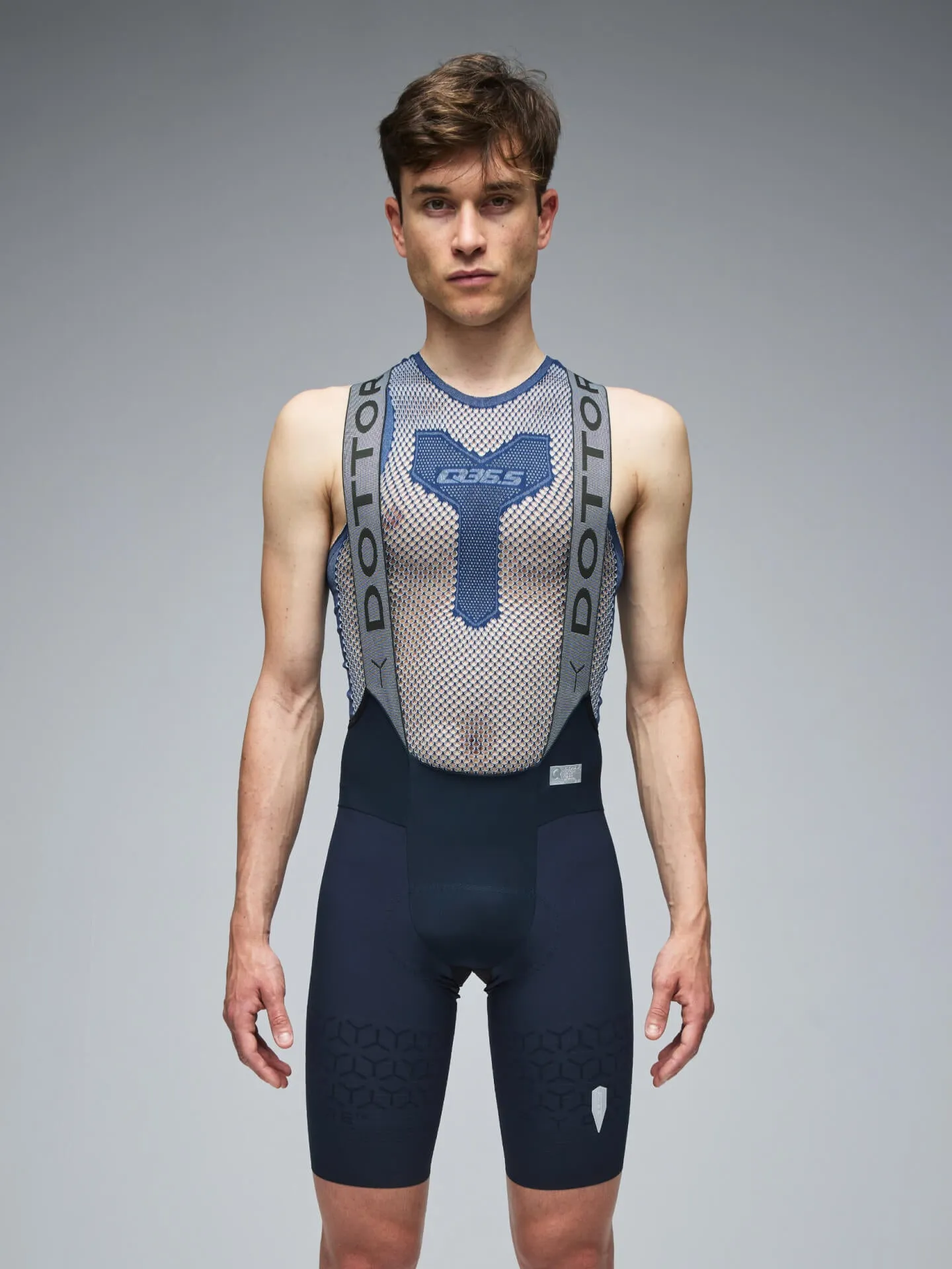 Q36.5 Dottore PRO Bib Shorts Nautica - Blue - Image 3
