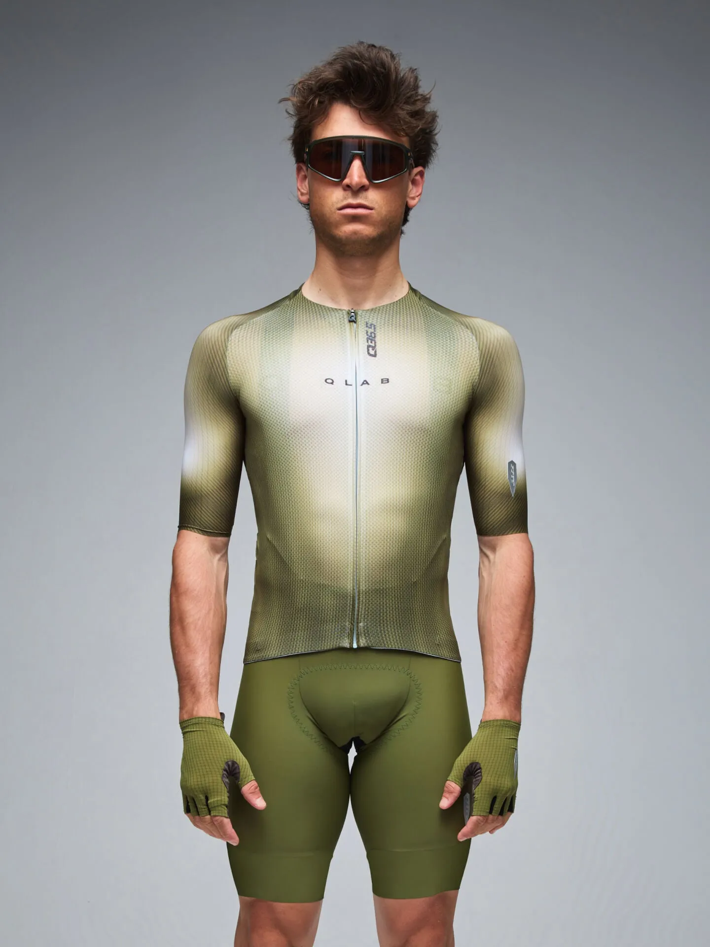 Q36.5 Gregarius Clima QLAB Jersey Drab - Green - Image 2