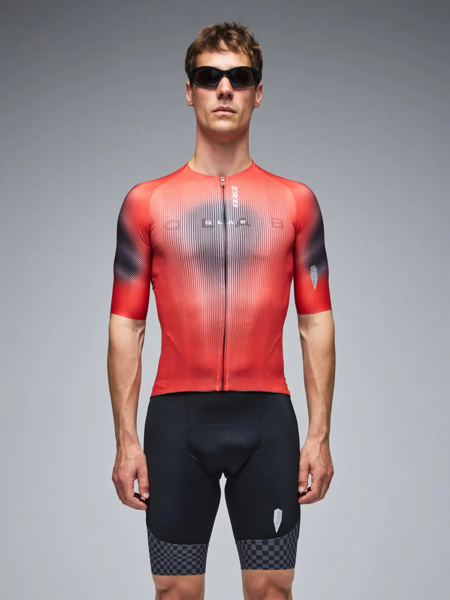 Q36.5 Gregarius Clima QLAB Jersey Lava - Red - Image 2