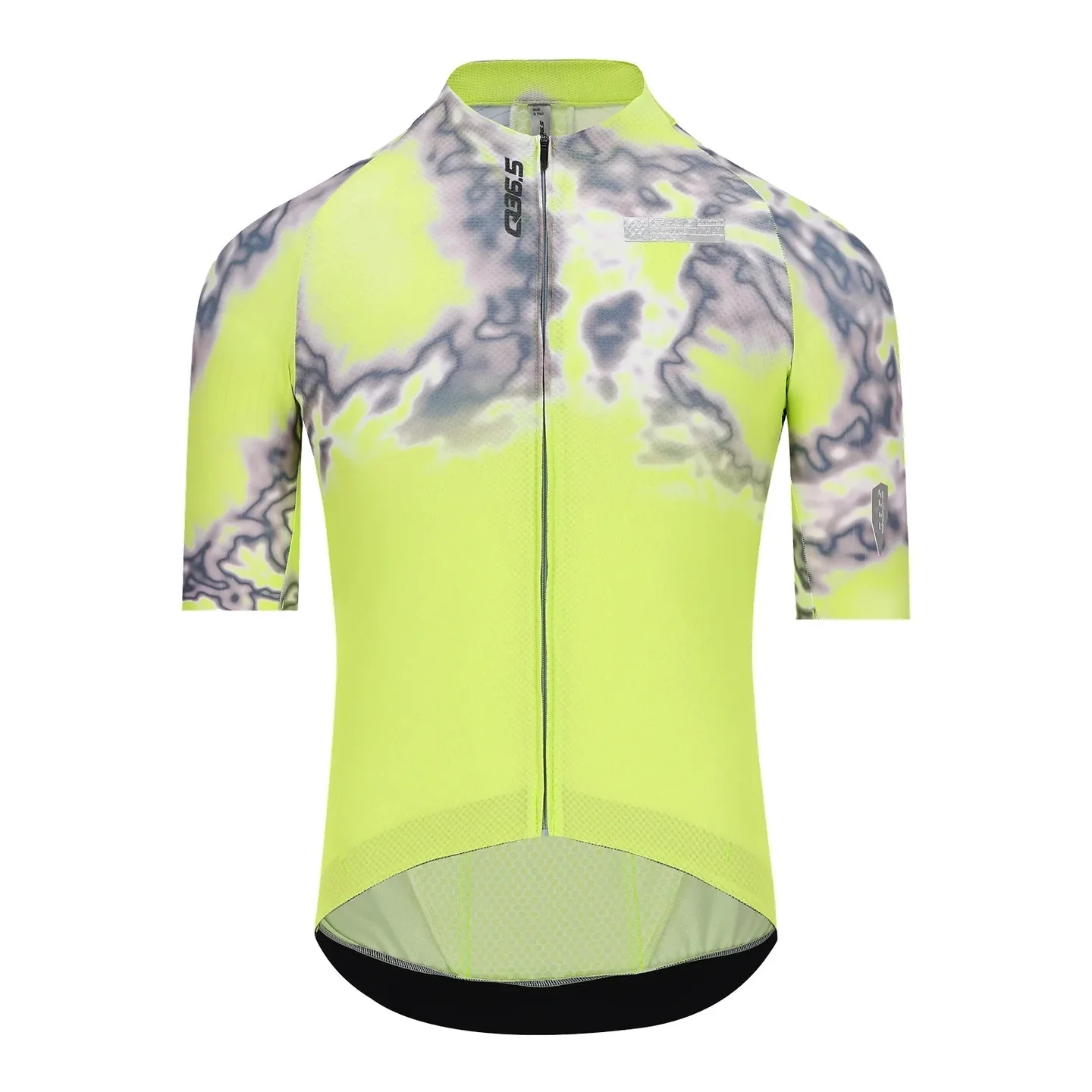 Q36.5 Gregarius Clima Weathermap Jersey - Lime