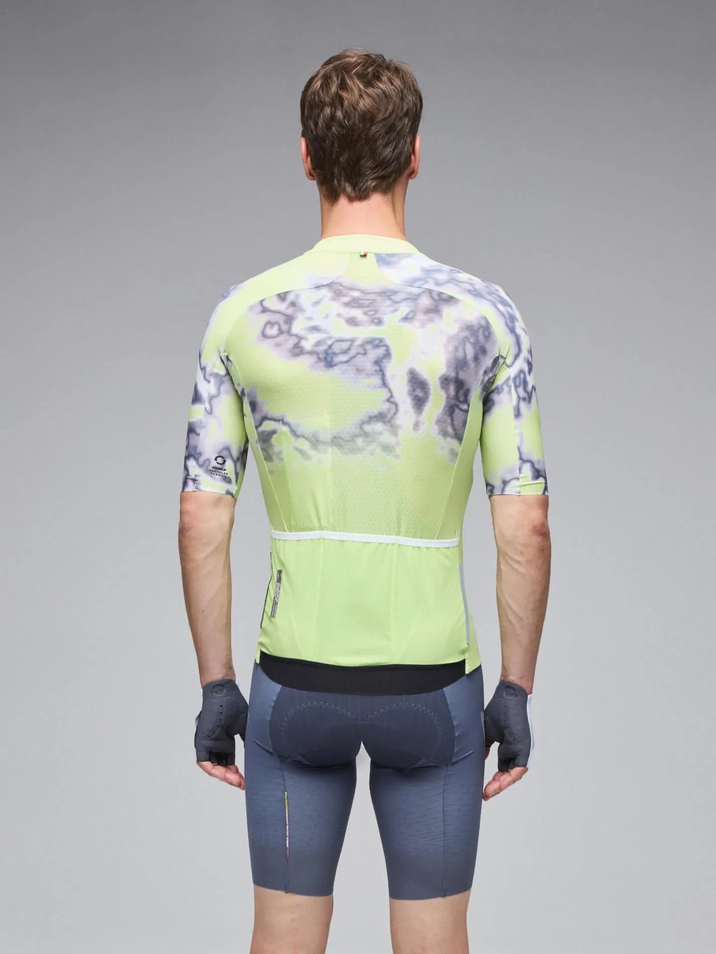 Q36.5 Gregarius Clima Weathermap Jersey - Lime - Image 4