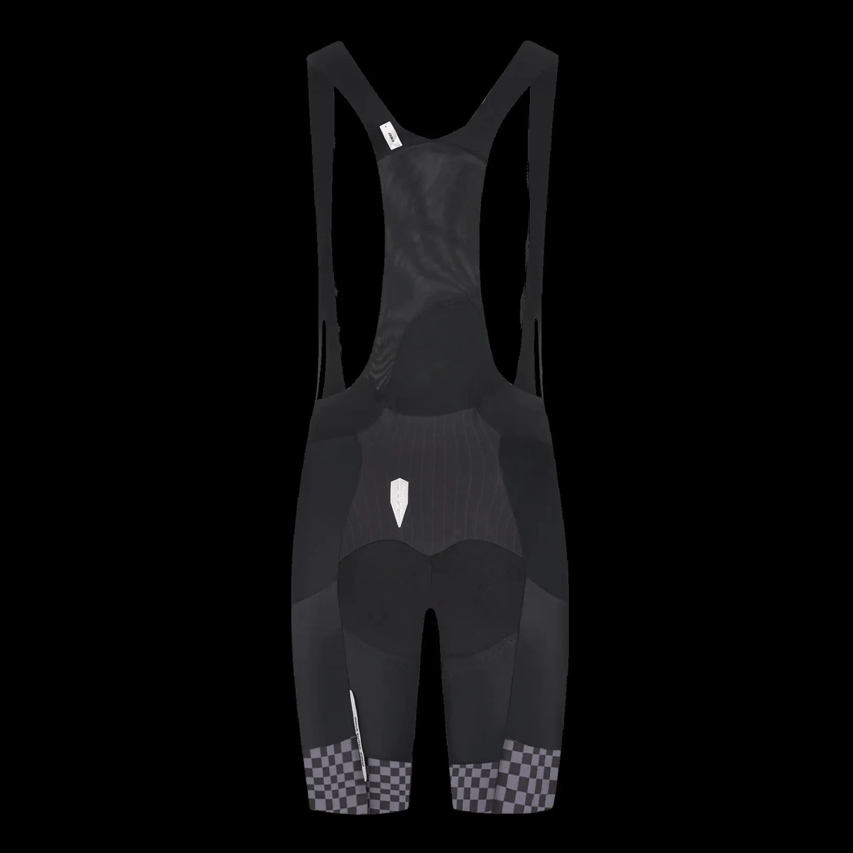 Q36.5 Gregarius Pro Bib Shorts Women Check - Grey - Image 3