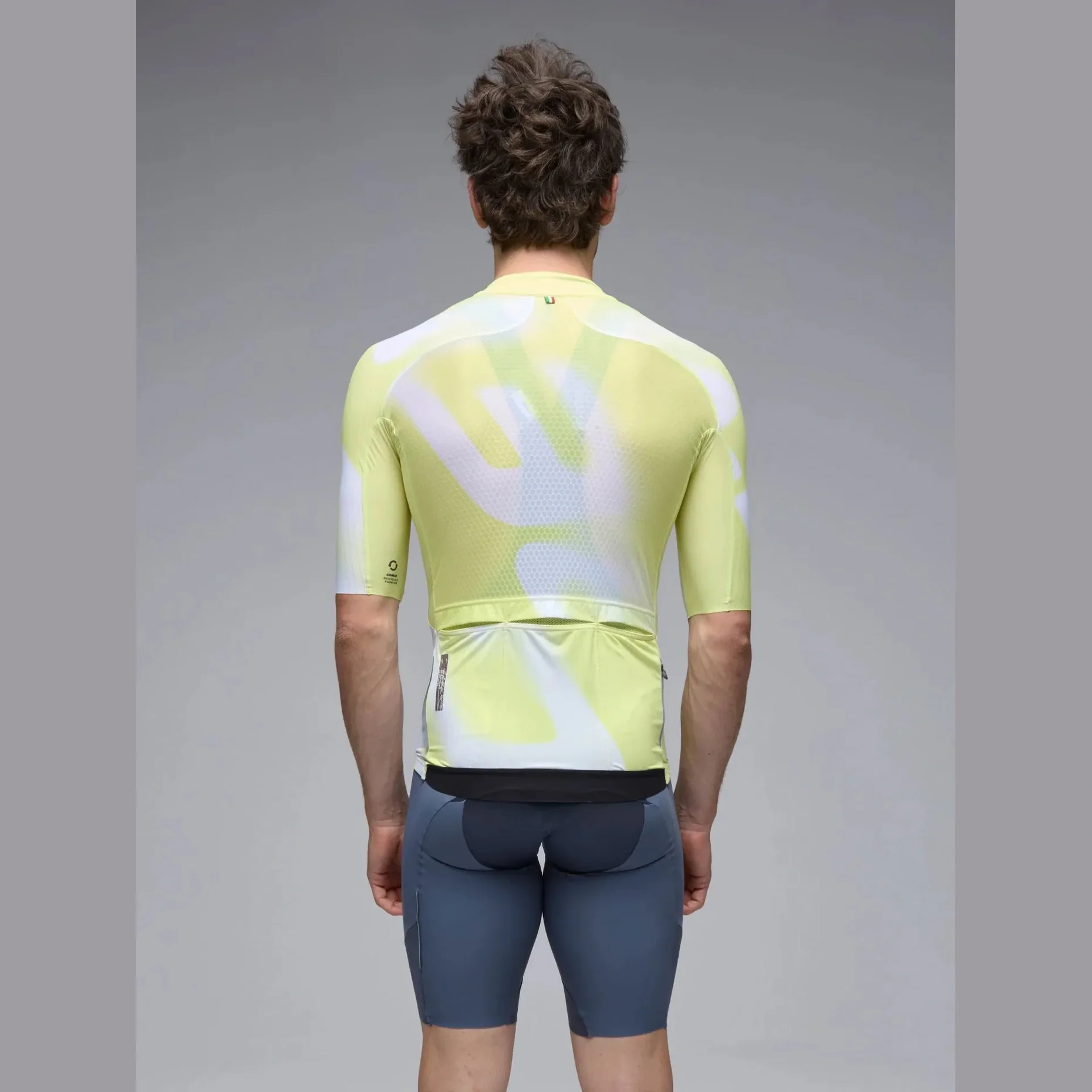 Q36.5 Gregarius Pro Big Logo Jersey Fluo - Yellow - Image 4
