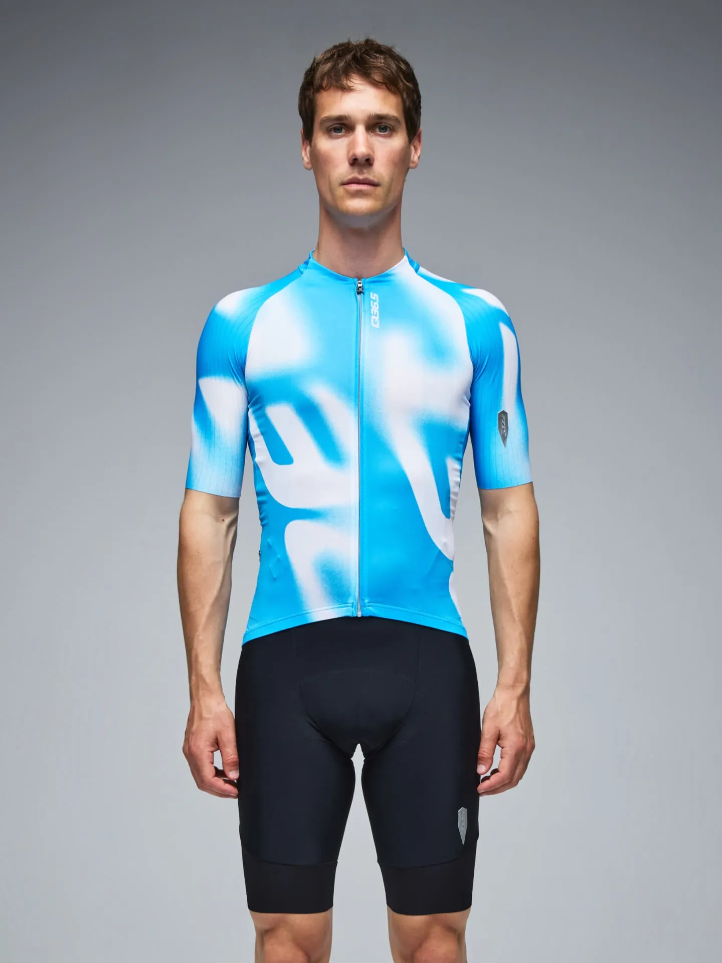 Q36.5 Gregarius Pro Big Logo Jersey Maliblu-Blu - Image 2