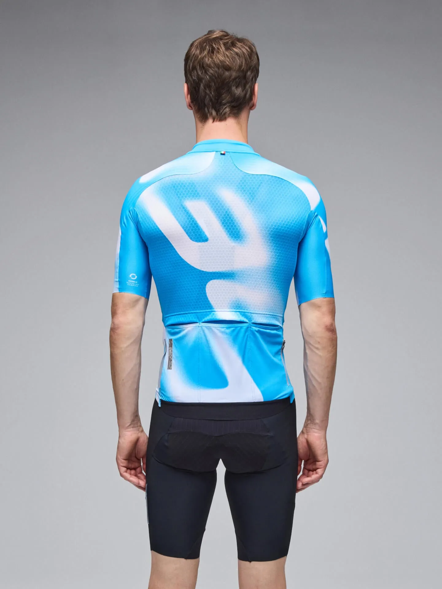 Q36.5 Gregarius Pro Big Logo Jersey Maliblu-Blu - Image 3
