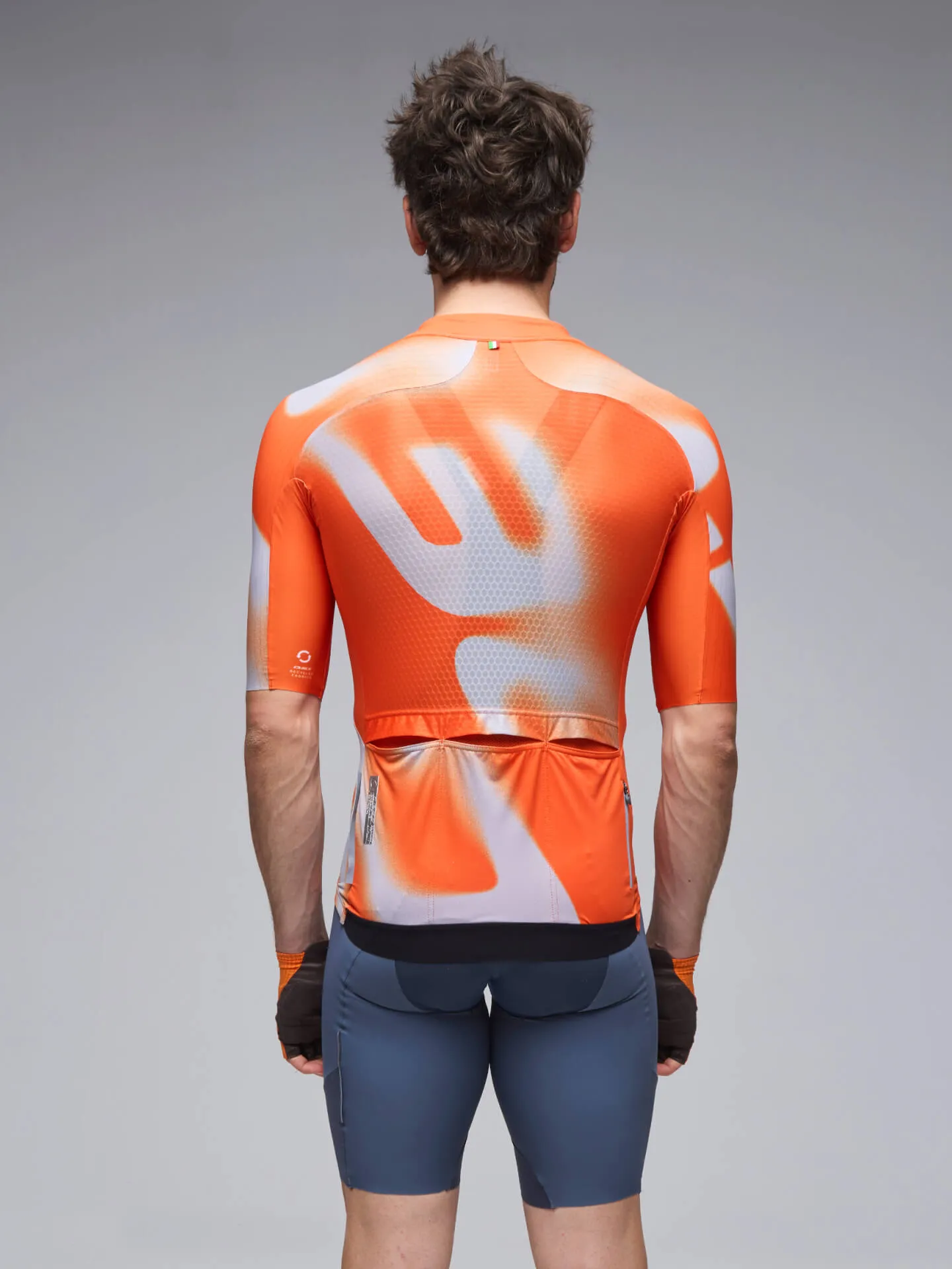 Q36.5 Gregarius Pro Big Logo Jersey Poppy - Orange - Image 4