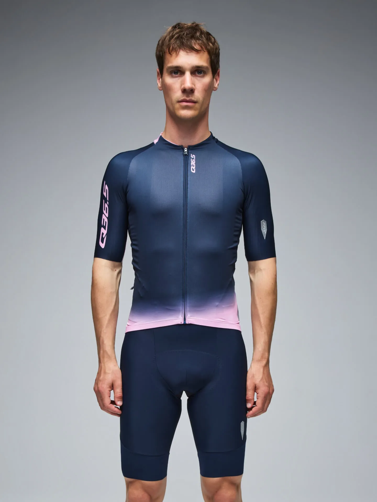 Q36.5 Gregarius Pro Collar Fade Jersey Nautica - Blue - Image 2