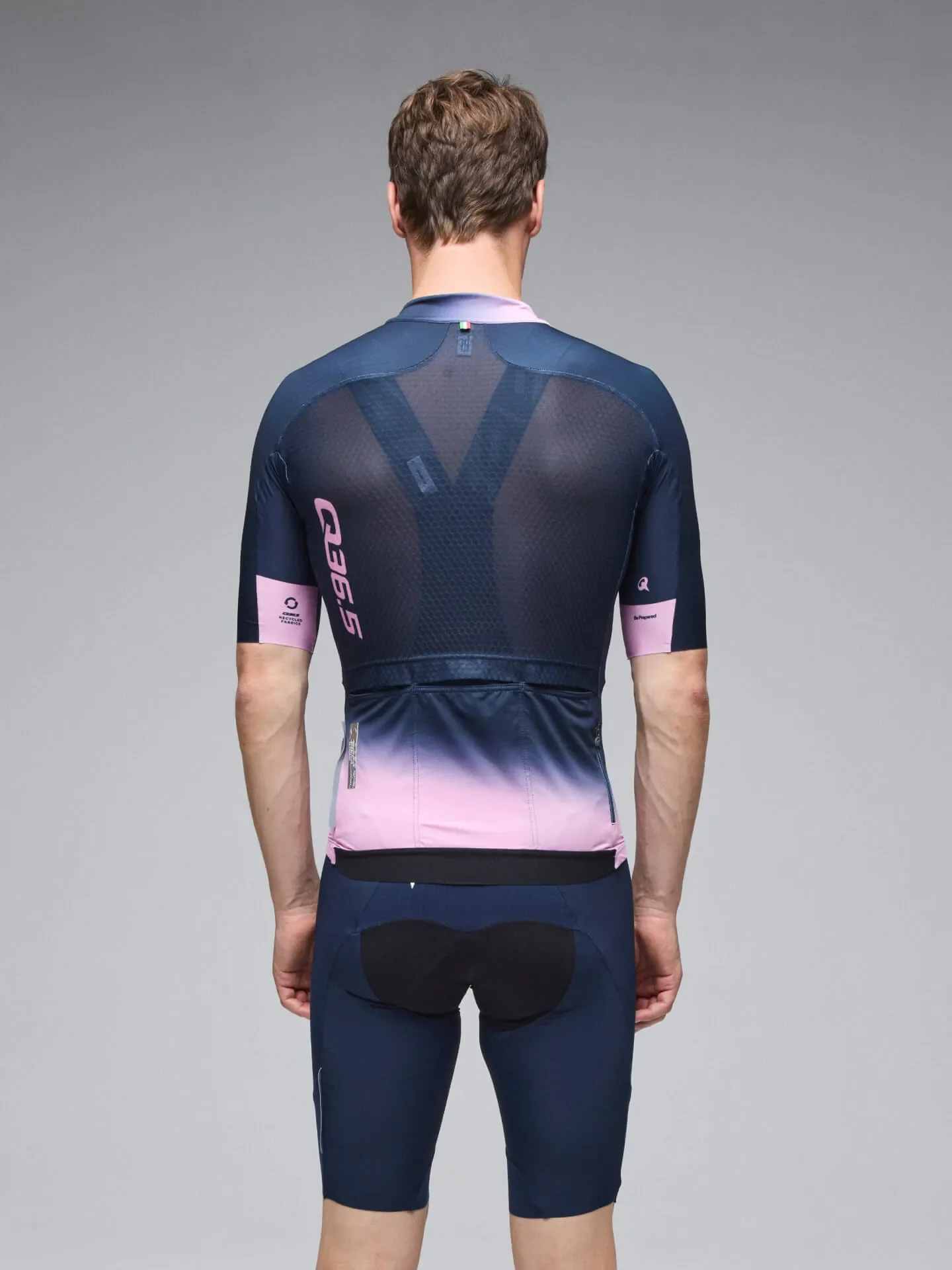 Q36.5 Gregarius Pro Collar Fade Jersey Nautica - Blue - Image 3
