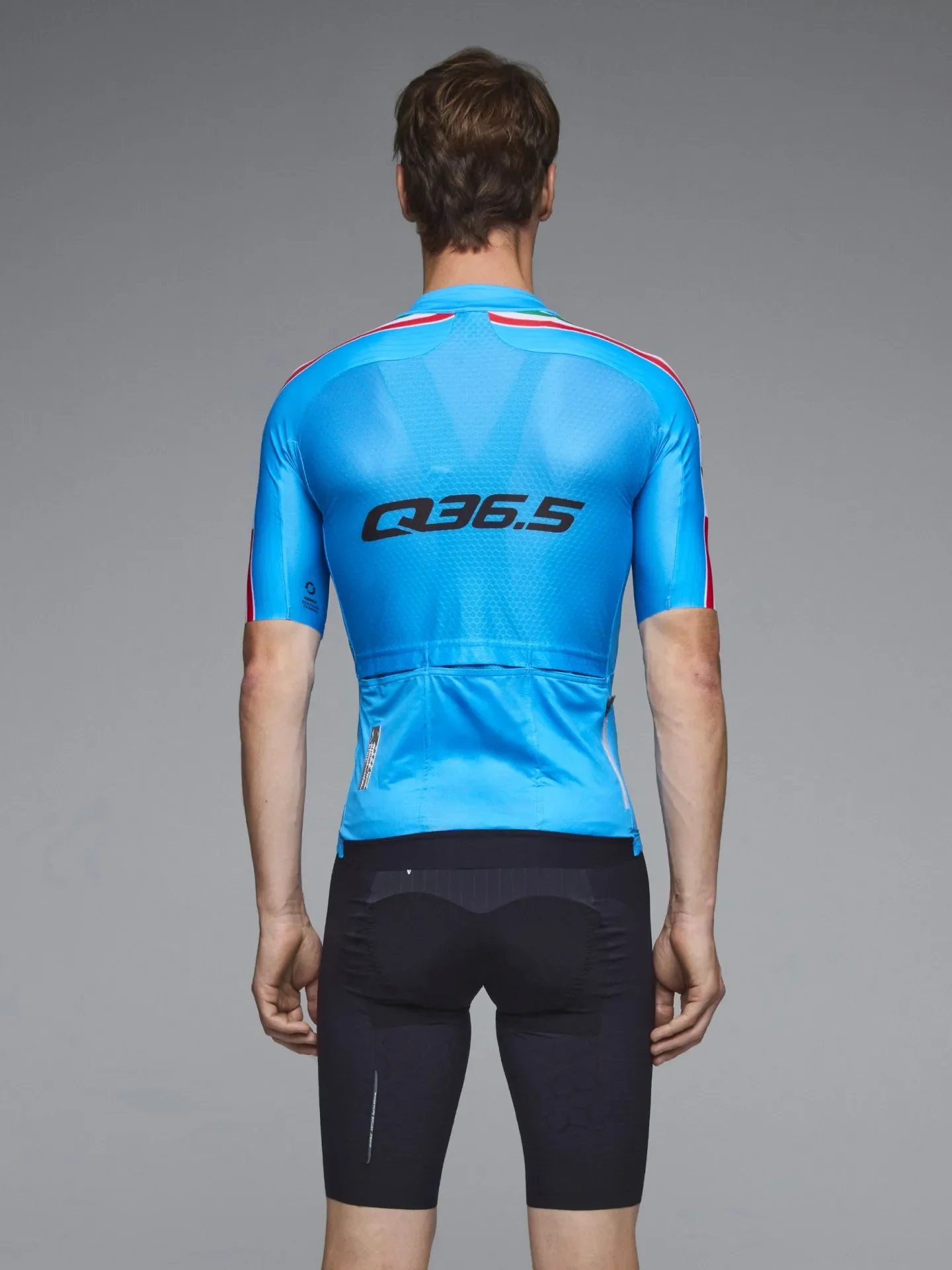 Q36.5 Gregarius Pro Nibali Racing Nazionale Jersey Light - Blue - Image 4