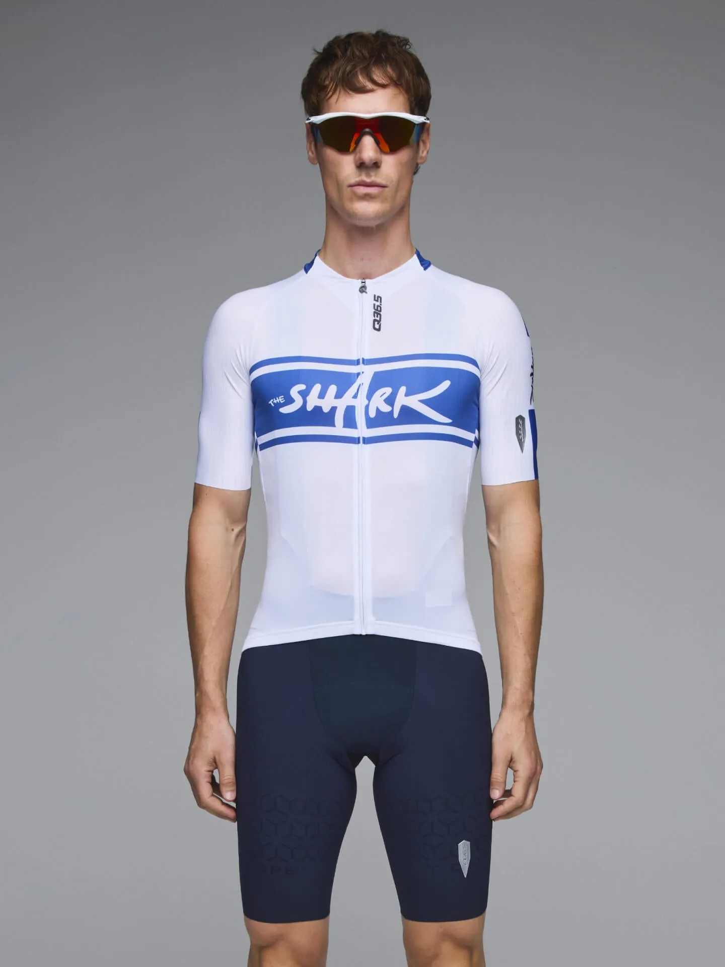 Q36.5 Gregarius Pro Nibali Racing Nazionale Jersey - White - Image 2