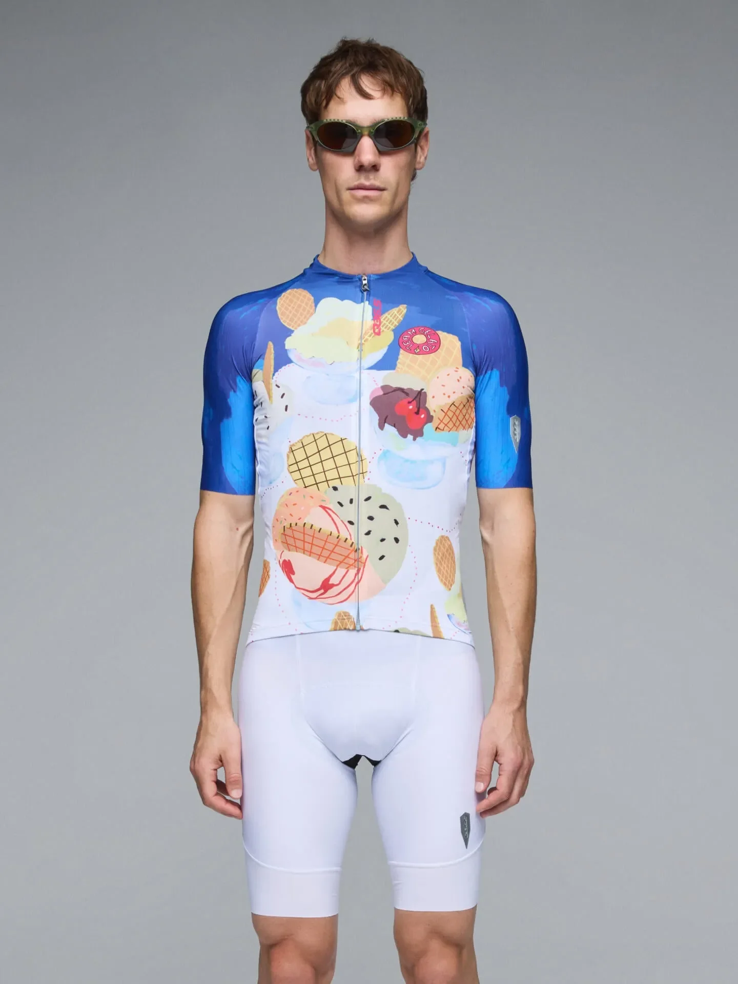 Q36.5 Gregarius Pro Team Gelato Jersey - White - Image 2