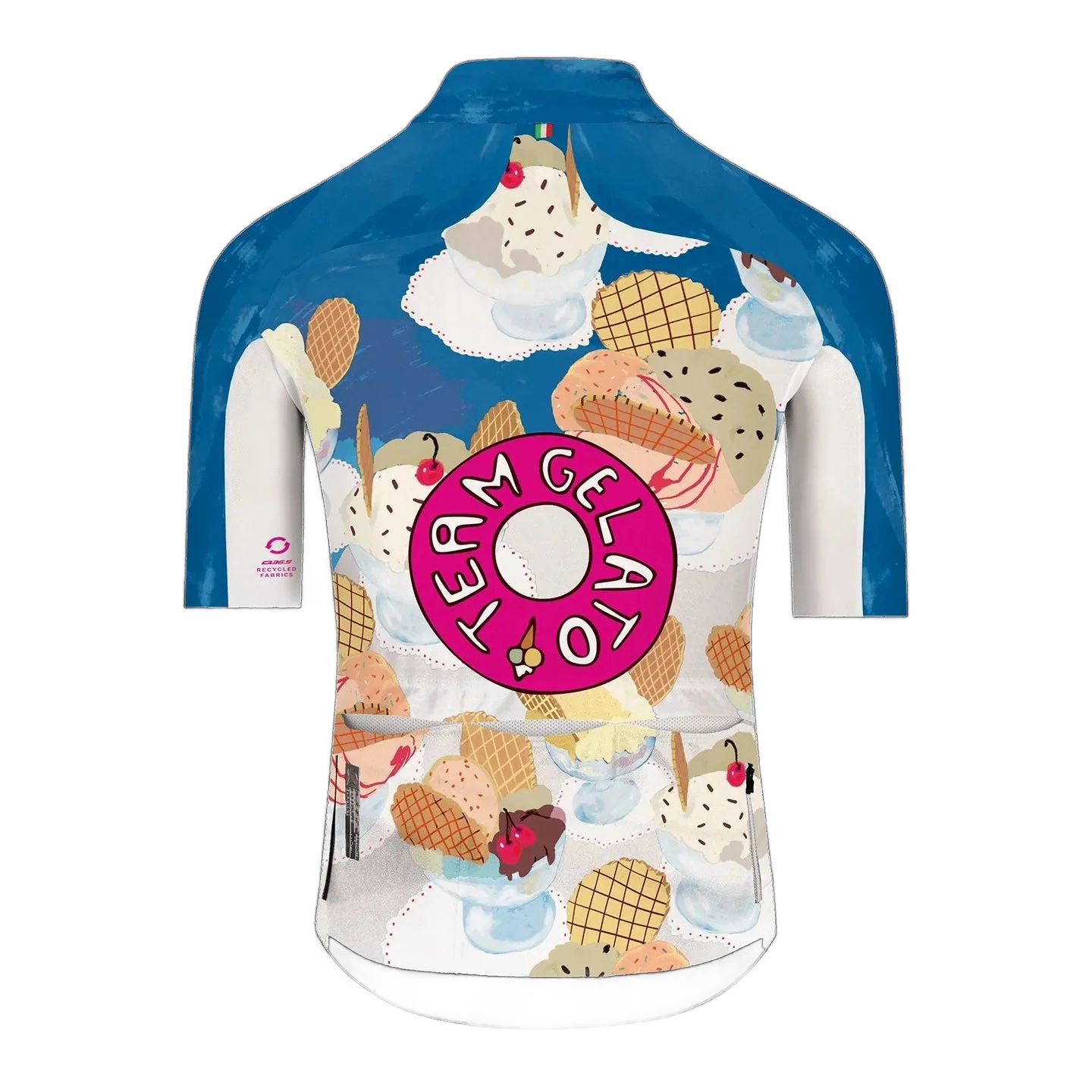 Q36.5 Gregarius Pro Team Gelato Jersey - White - Image 3