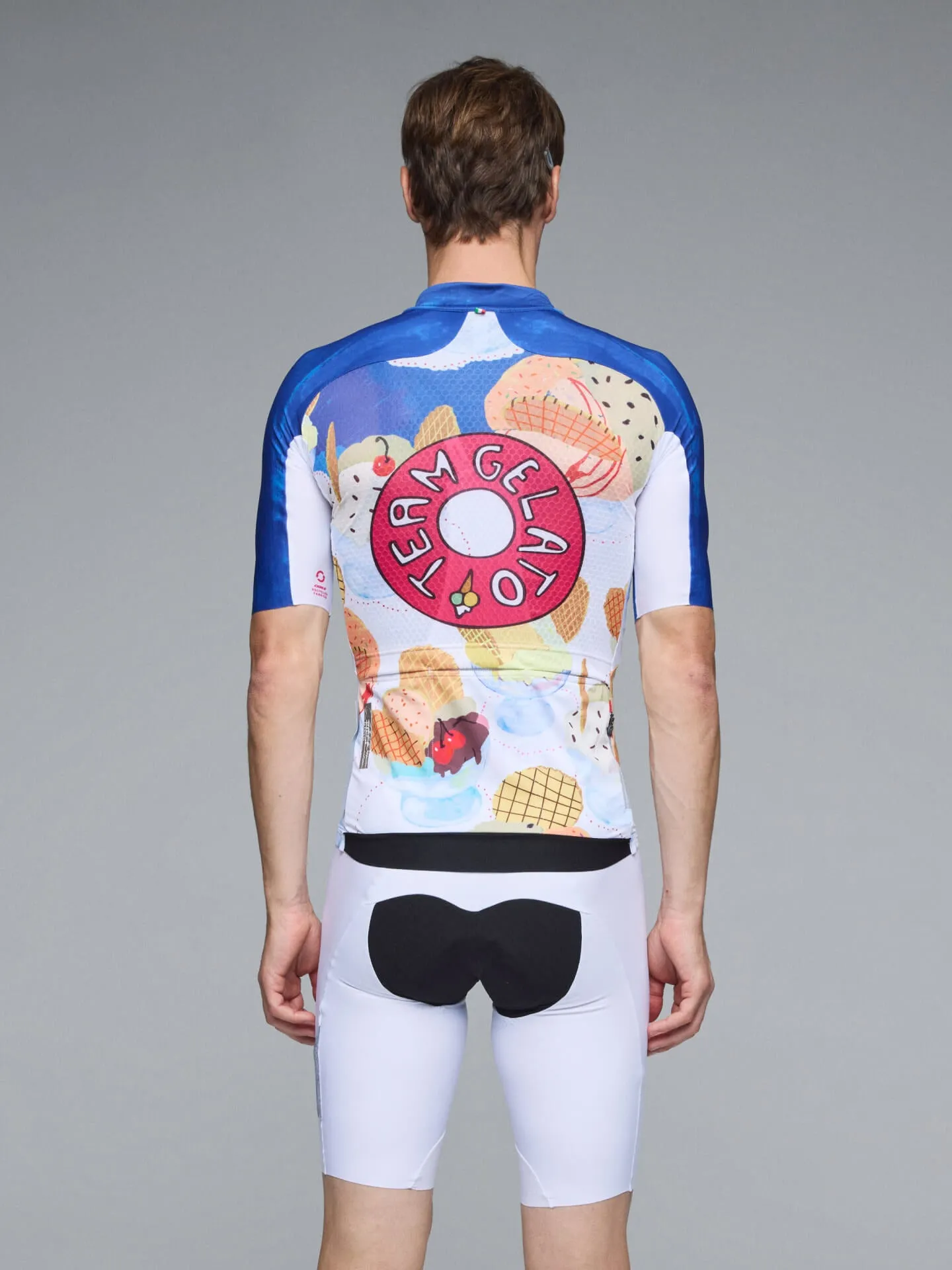 Q36.5 Gregarius Pro Team Gelato Jersey - White - Image 4